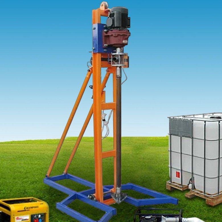 Мобильная установка для бурения скважин на воду: Оборудование для ...