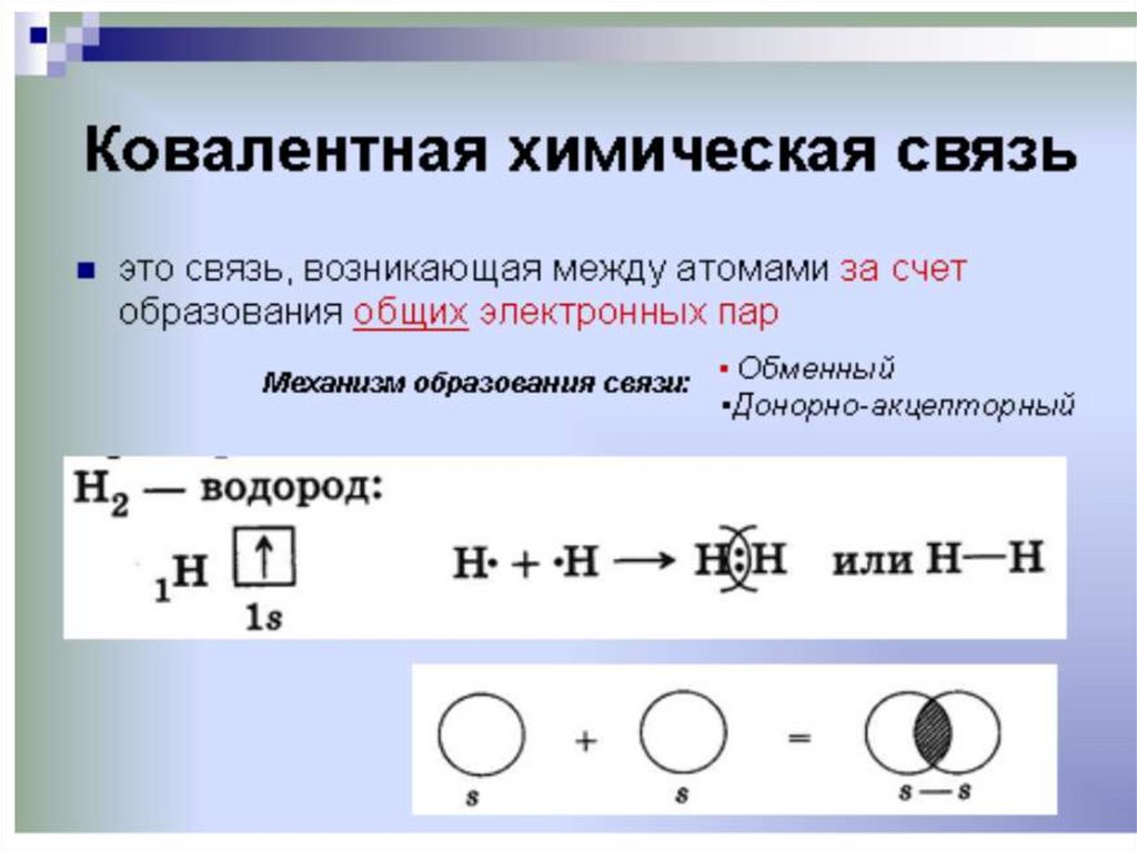 Схема образования ковалентной связи n2