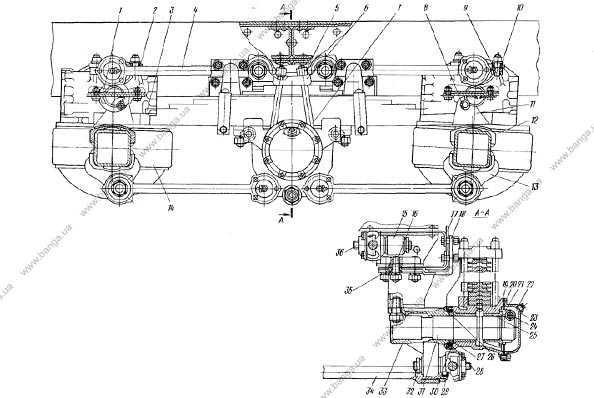Средний мост камаз 5320 схема