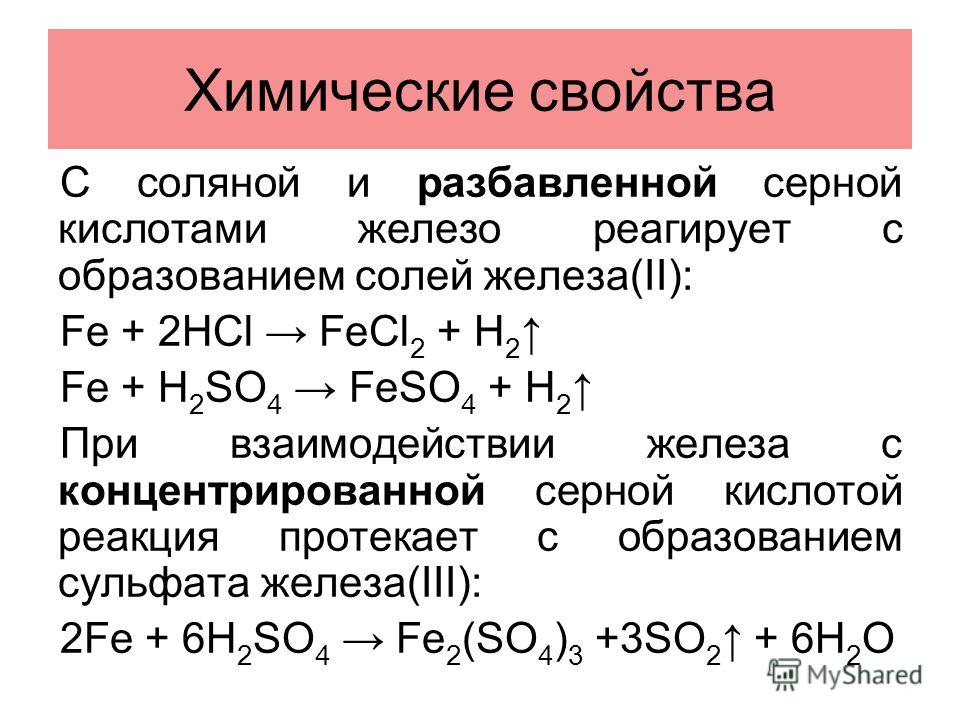 Химические свойства сульфатов уравнения