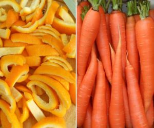 Продукты для получения натурального оранжевого пищевого красителя