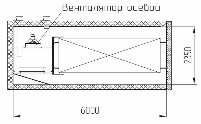 Сушильная камера чертеж