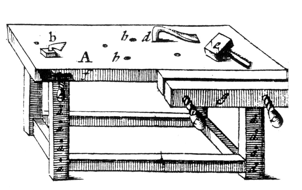 Столярный верстак тиски своими руками чертежи