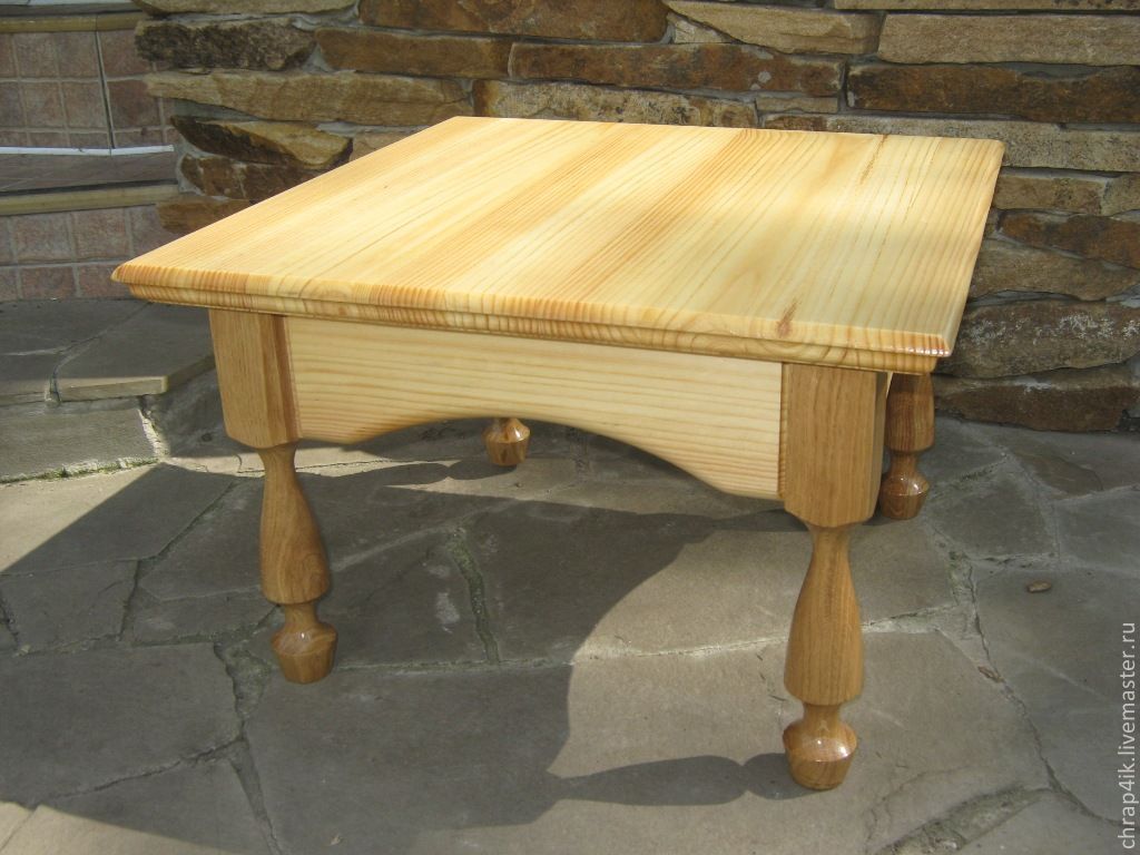 Угловой деревянный стол своими руками