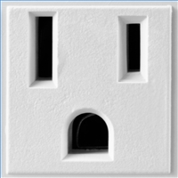 Modern electrical receptacles are polarized and grounded