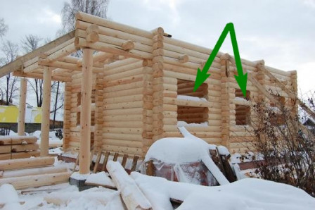 sborka otsilindrovannogo sruba