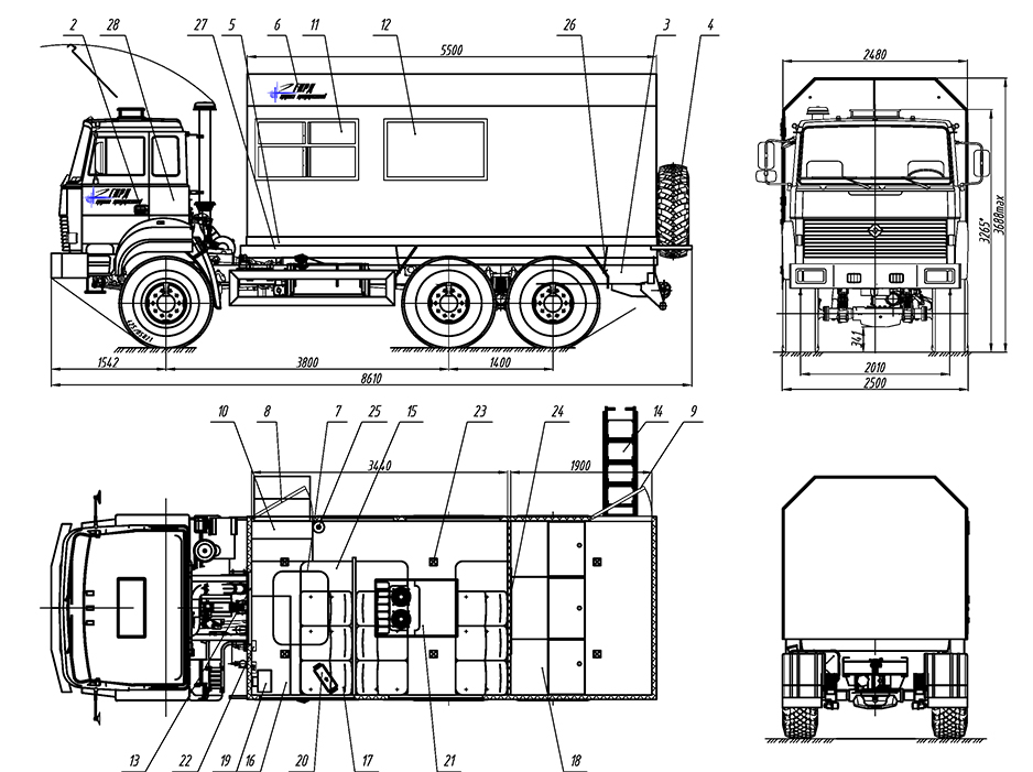 Пгу камаз 4310 схема