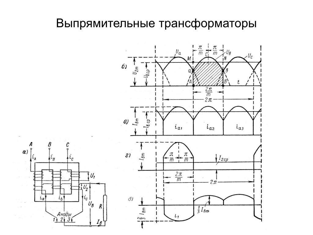 Схема выпрямительной установки