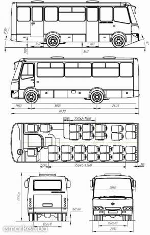 Паз 3205 чертеж