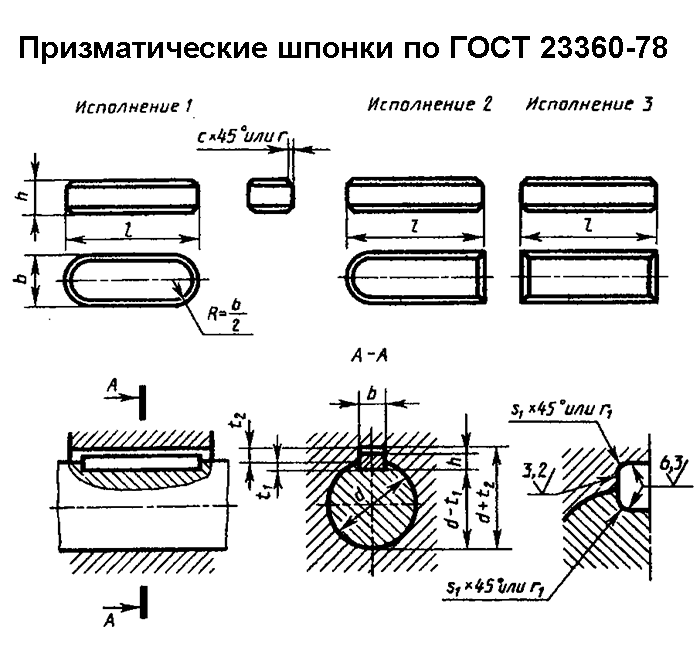 Образмеривание пазов на чертеже