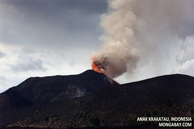 Anak Krakatau (son of Krakatoa) eruption