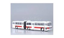 Икарус 180 бело-красный СОВА, масштабная модель, 1:43, 1/43, Советский Автобус, Ikarus