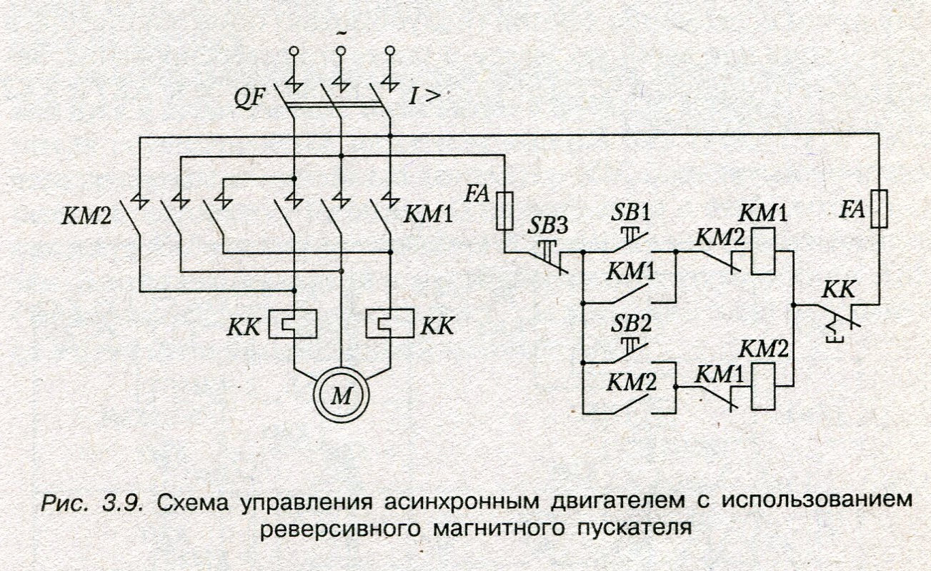 Подключение реверсивного магнитного пускателя: Как подключить ...