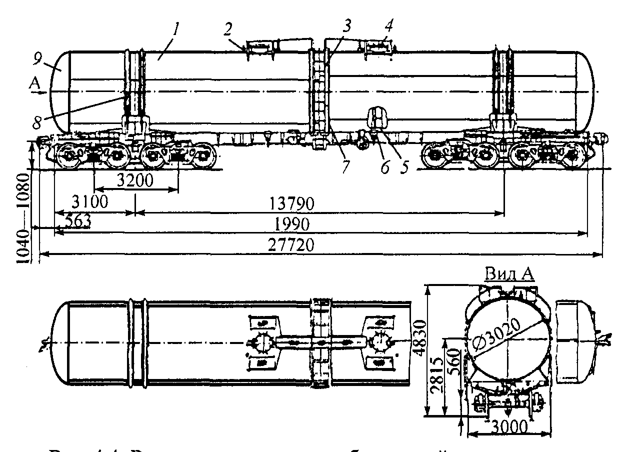 Жд цистерна тип 62