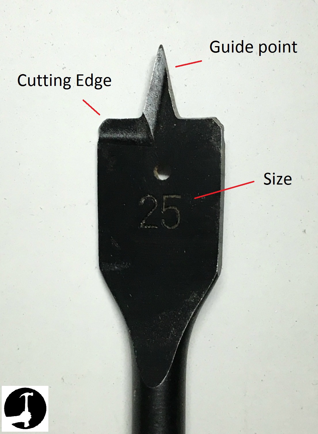 Flat wood drill bits are great for drilling holes in laminate flooring Laminate flooring tap bar
