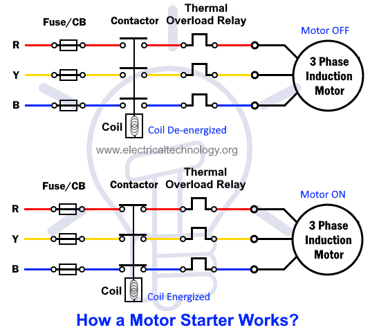 How Motor Starter Works