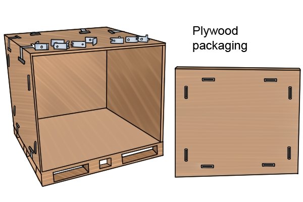 Plywood is used for packaging as well as in construction, furniture-making and thousands of other applications