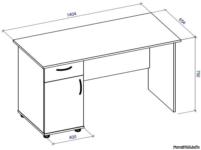 Размер письменного стола стандарт взрослого