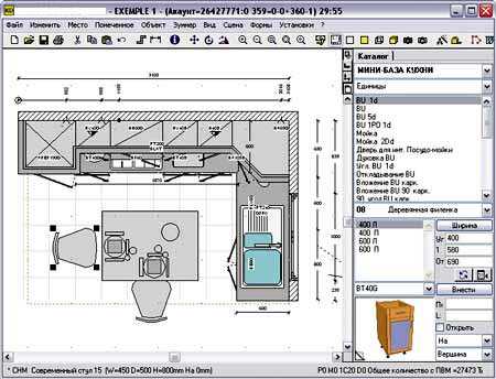 Программа по созданию чертежей мебели