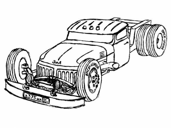 Зил 131 рисунок