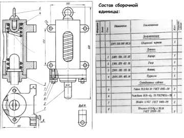 Клапан предохранительный инженерная графика