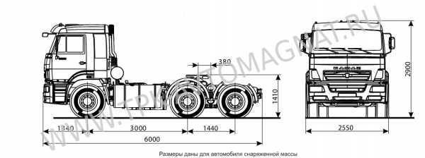 Размер птф камаз