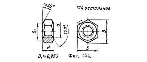 Чертеж шпильки с резьбой и размерами