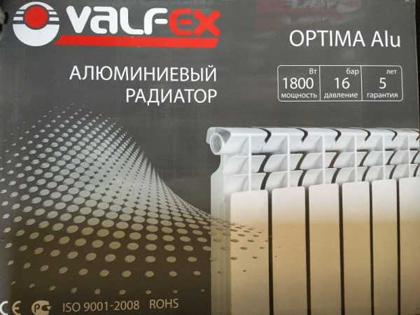 Радиаторы биметаллические valfex optima